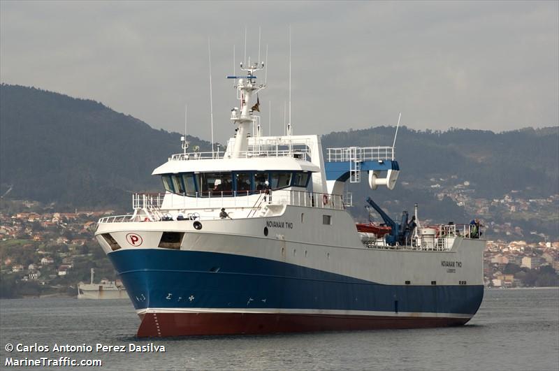 novanam two (Fishing Vessel) - IMO 9856438, MMSI 659303000, Call Sign V5LV under the flag of Namibia