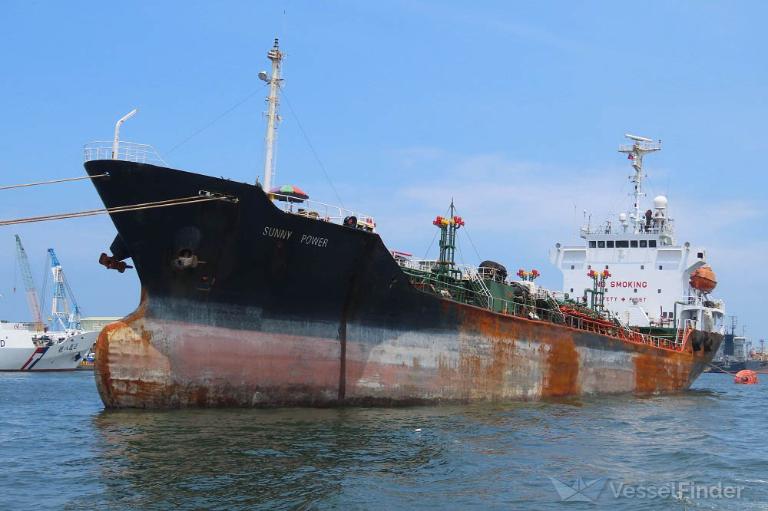 sunny power (Chemical/Oil Products Tanker) - IMO 9154036, MMSI 667001682, Call Sign 9LU2485 under the flag of Sierra Leone