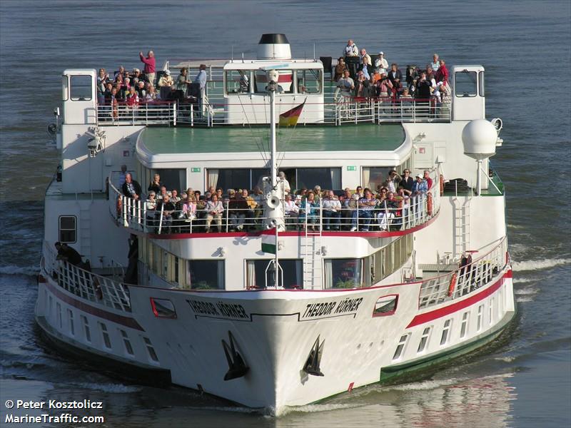 theodor koerner (Passenger ship) - IMO , MMSI 203999376, Call Sign OED9020 under the flag of Austria