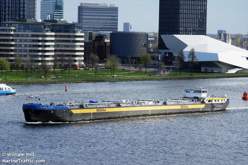 saskia reich (Tanker (HAZ-A)) - IMO , MMSI 211395530, Call Sign PF5410 under the flag of Germany