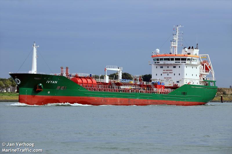 ivyan (Chemical/Oil Products Tanker) - IMO 9879088, MMSI 215867000, Call Sign 9HA5340 under the flag of Malta