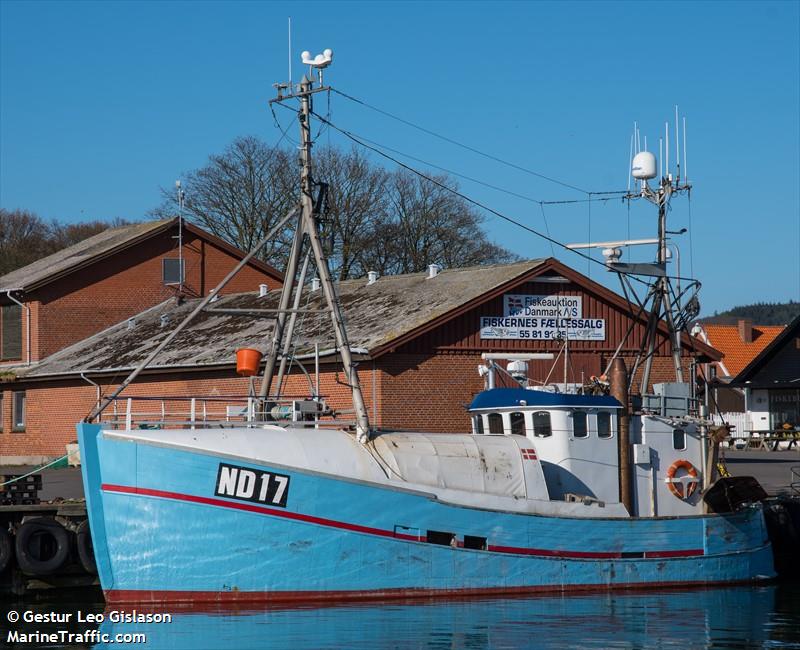 strander nd17 (Fishing vessel) - IMO , MMSI 219015338, Call Sign XP3693 under the flag of Denmark