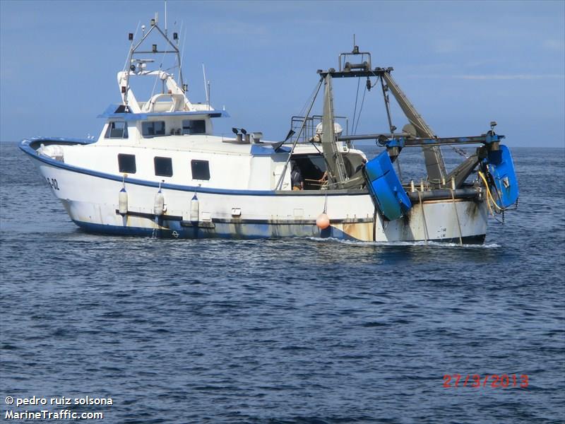 vicent gras (Fishing vessel) - IMO , MMSI 224072230, Call Sign EA5153 under the flag of Spain