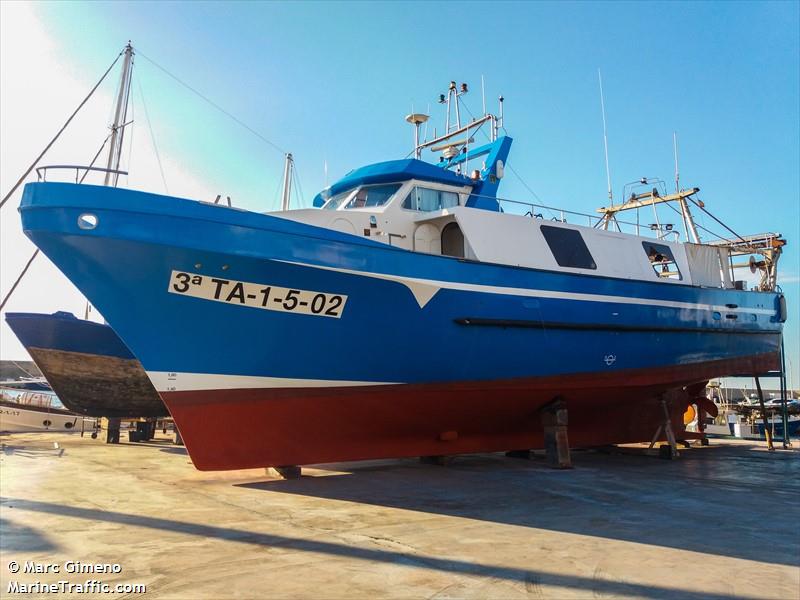 peret i paquita (Fishing vessel) - IMO , MMSI 224084520, Call Sign EA5593 under the flag of Spain