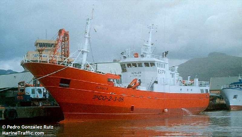 denver (Fishing Vessel) - IMO 9426518, MMSI 224654000, Call Sign EAFV under the flag of Spain