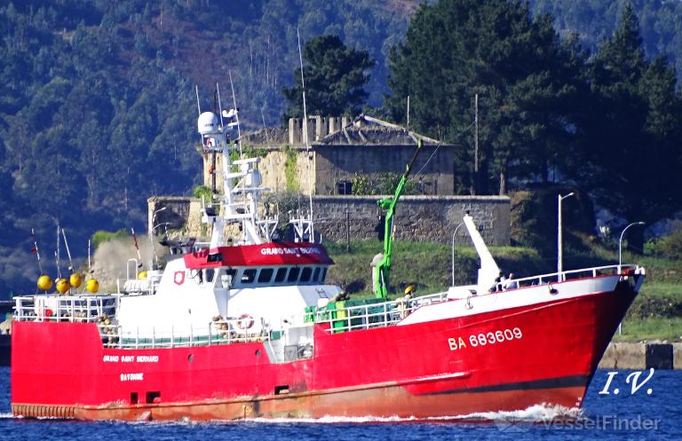 fv grand st bernard (Fishing Vessel) - IMO 8811522, MMSI 227376000, Call Sign FHVF under the flag of France