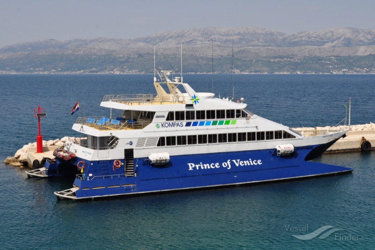 prince of venice (Passenger Ship) - IMO 8801266, MMSI 238162140, Call Sign 9AA2244 under the flag of Croatia