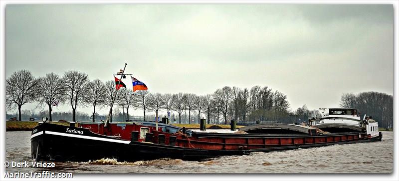 sariana (Cargo ship) - IMO , MMSI 244750317, Call Sign PD6956 under the flag of Netherlands