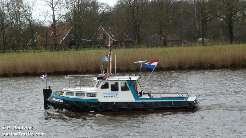 bruiser (Tug) - IMO , MMSI 244860133, Call Sign PD6033 under the flag of Netherlands
