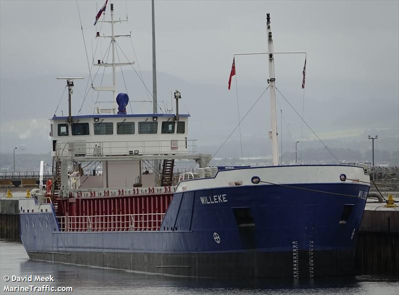 ashley (Cargo ship) - IMO , MMSI 245377000, Call Sign PEDN under the flag of Netherlands