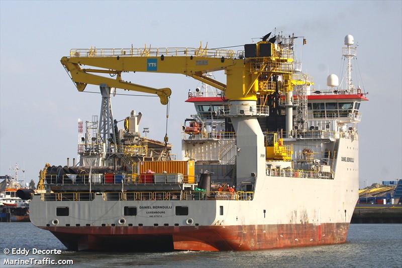 daniel bernoulli (Pipe Burying Vessel) - IMO 9778715, MMSI 253350000, Call Sign LXUC under the flag of Luxembourg