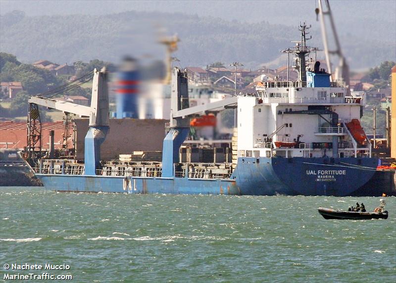 ual fortitude (General Cargo Ship) - IMO 9402079, MMSI 255806369, Call Sign CQEF6 under the flag of Madeira