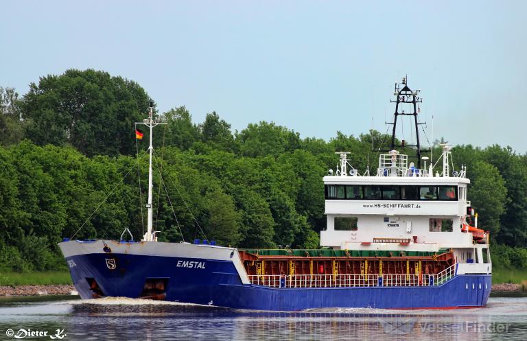 emstal (General Cargo Ship) - IMO 9356878, MMSI 255806438, Call Sign CQEO3 under the flag of Madeira