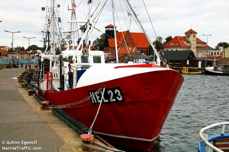 hel 23 (Fishing vessel) - IMO , MMSI 261003920, Call Sign SPG2223 under the flag of Poland