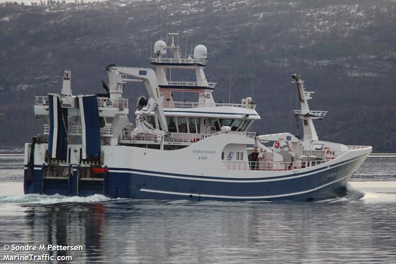 astrid-marie (Fishing Vessel) - IMO 9900978, MMSI 265034000, Call Sign SBYU under the flag of Sweden