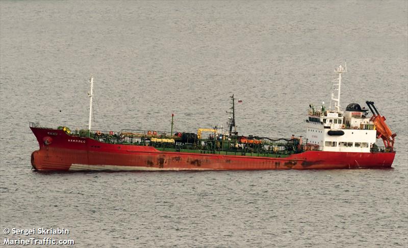 akhilles (Oil Products Tanker) - IMO 8811015, MMSI 273349220, Call Sign UCSD under the flag of Russia