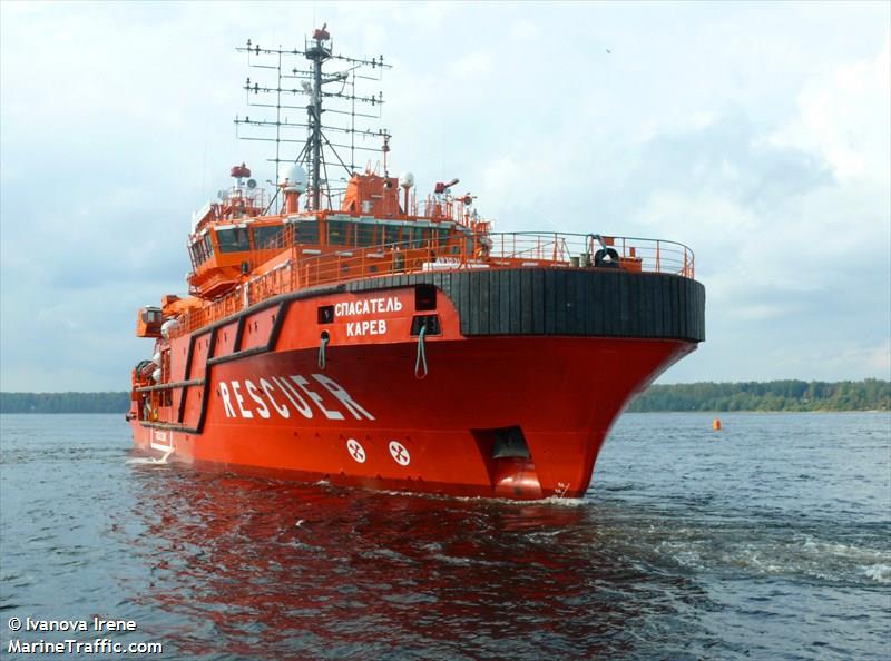 spasatel karev (Salvage Ship) - IMO 9497531, MMSI 273357360, Call Sign UBKI6 under the flag of Russia