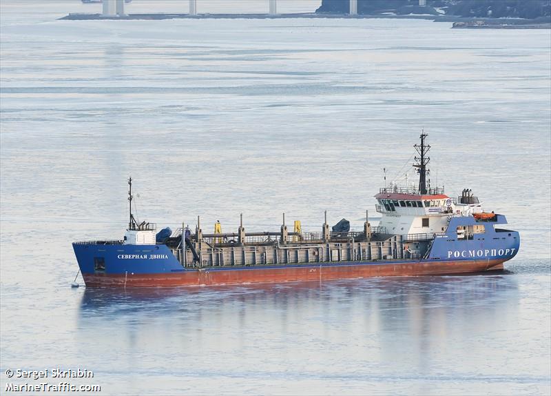 severnaya dvina (Hopper Dredger) - IMO 9752644, MMSI 273397570, Call Sign UAVS under the flag of Russia