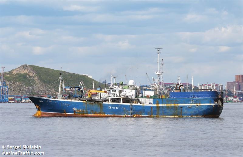 argo (Fishing Vessel) - IMO 8803422, MMSI 273437790, Call Sign UIKN under the flag of Russia