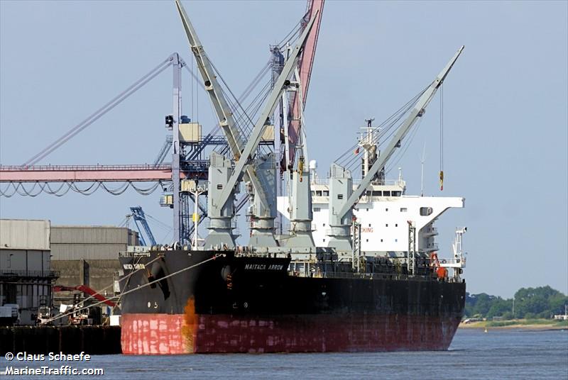 maitaca arrow (General Cargo Ship) - IMO 9515228, MMSI 311000092, Call Sign C6AM9 under the flag of Bahamas