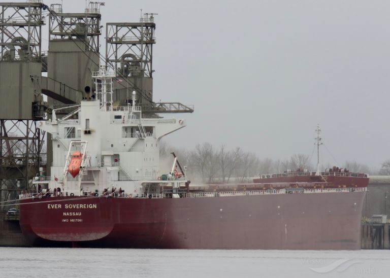 ever sovereign (Bulk Carrier) - IMO 9817561, MMSI 311000641, Call Sign C6DC9 under the flag of Bahamas