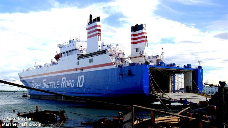 raj (Ro-Ro Cargo Ship) - IMO 8617081, MMSI 341213000, Call Sign V4MO4 under the flag of St Kitts & Nevis