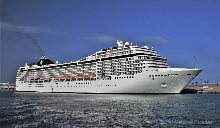 msc musica (Passenger (Cruise) Ship) - IMO 9320087, MMSI 352003000, Call Sign 3EFK6 under the flag of Panama