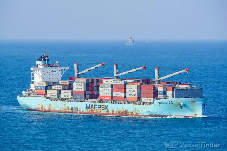 maersk jakarta (Container Ship) - IMO 9865881, MMSI 356853000, Call Sign 3FDX7 under the flag of Panama