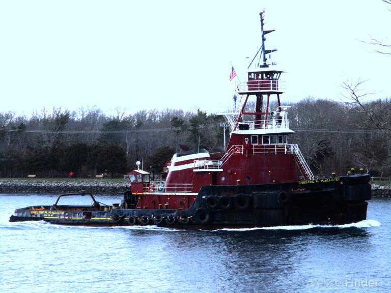 christine mcallister (Tug) - IMO 7390985, MMSI 366902260, Call Sign WDB4780 under the flag of United States (USA)