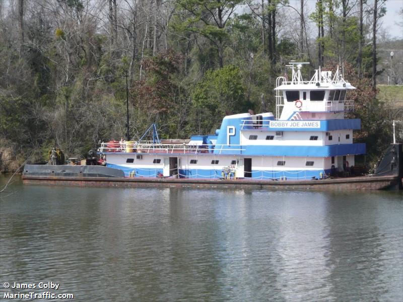 bobby joe james (Towing vessel) - IMO , MMSI 366983680, Call Sign WCP5244 under the flag of United States (USA)