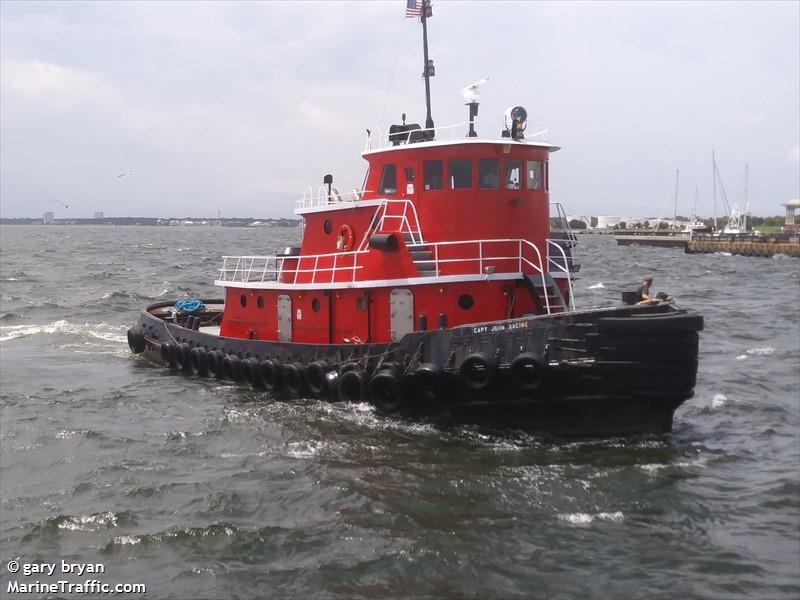 capt john racine (Tug) - IMO , MMSI 368095510, Call Sign WDK8577 under the flag of United States (USA)