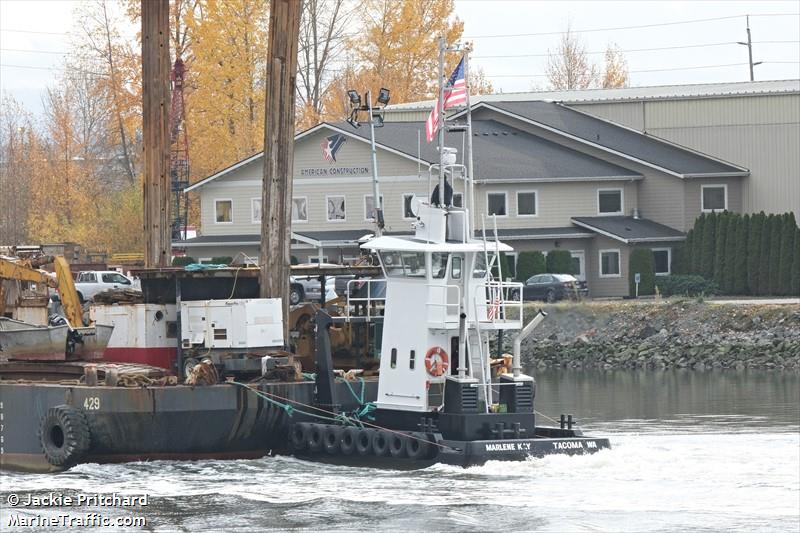 marlenekay (Tug) - IMO , MMSI 368172580, Call Sign WDL8756 under the flag of United States (USA)