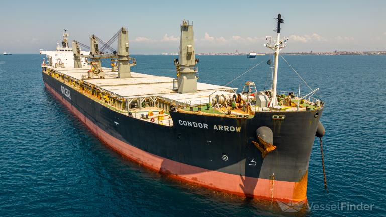 condor arrow (General Cargo Ship) - IMO 9552886, MMSI 373146000, Call Sign 3FHY3 under the flag of Panama