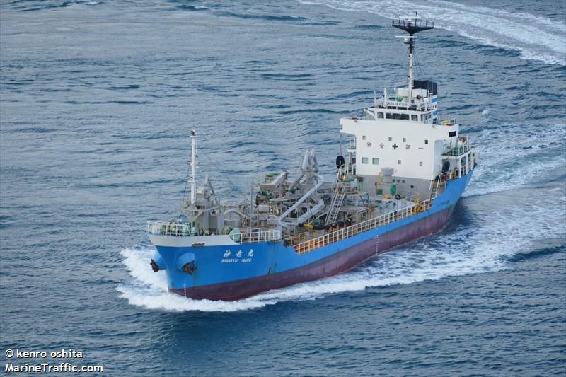 shinryu maru (Cargo ship) - IMO , MMSI 431400021, Call Sign JM6109 under the flag of Japan