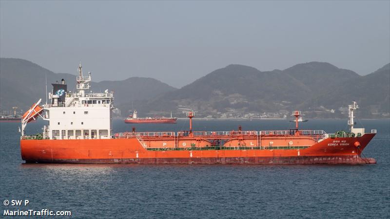 korea vision (LPG Tanker) - IMO 9891854, MMSI 441103000, Call Sign D7KV under the flag of Korea