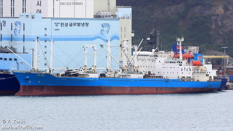 jochoh (Refrigerated Cargo Ship) - IMO 9126261, MMSI 441987000, Call Sign D7CS under the flag of Korea