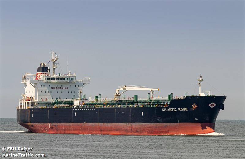 atlantic rose (Chemical/Oil Products Tanker) - IMO 9354911, MMSI 477110500, Call Sign VREF7 under the flag of Hong Kong