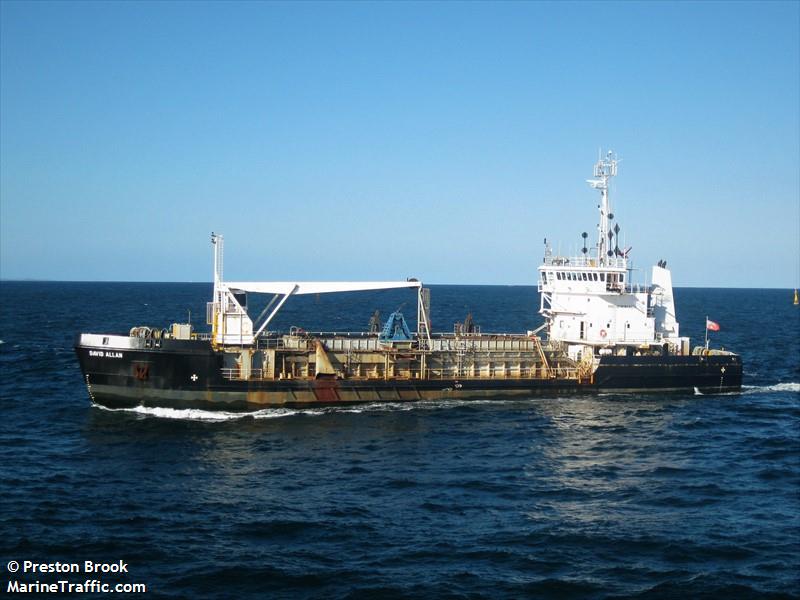 david allan (Hopper Dredger) - IMO 8902199, MMSI 503541000, Call Sign VNAT under the flag of Australia