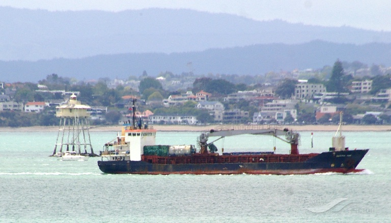 southern tiare (General Cargo Ship) - IMO 8719176, MMSI 518132000, Call Sign E5U2082 under the flag of Cook Islands