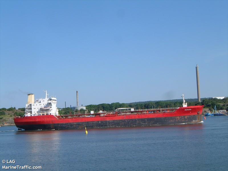 azalea (Oil Products Tanker) - IMO 9399973, MMSI 538002886, Call Sign V7MQ3 under the flag of Marshall Islands