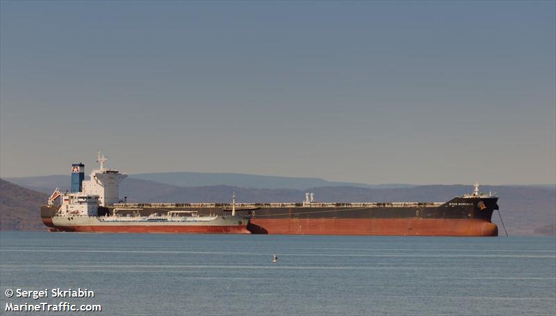 star borealis (Bulk Carrier) - IMO 9587386, MMSI 538004425, Call Sign V7WY7 under the flag of Marshall Islands