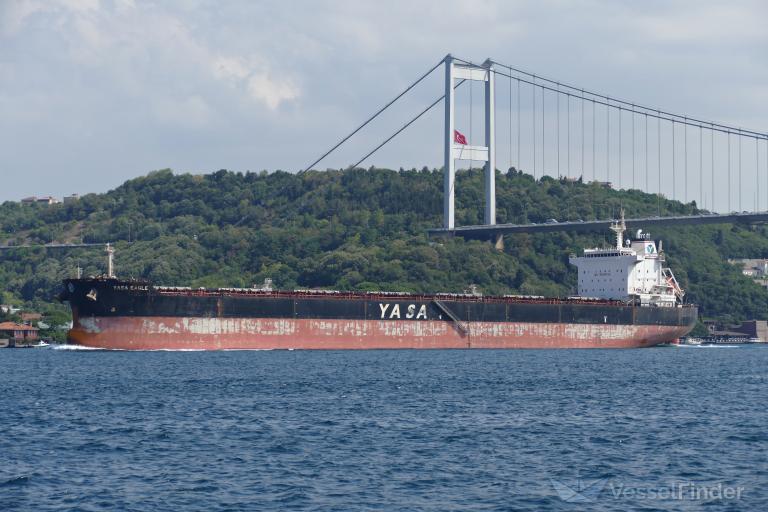 yasa eagle (Bulk Carrier) - IMO 9619529, MMSI 538004507, Call Sign V7XL3 under the flag of Marshall Islands