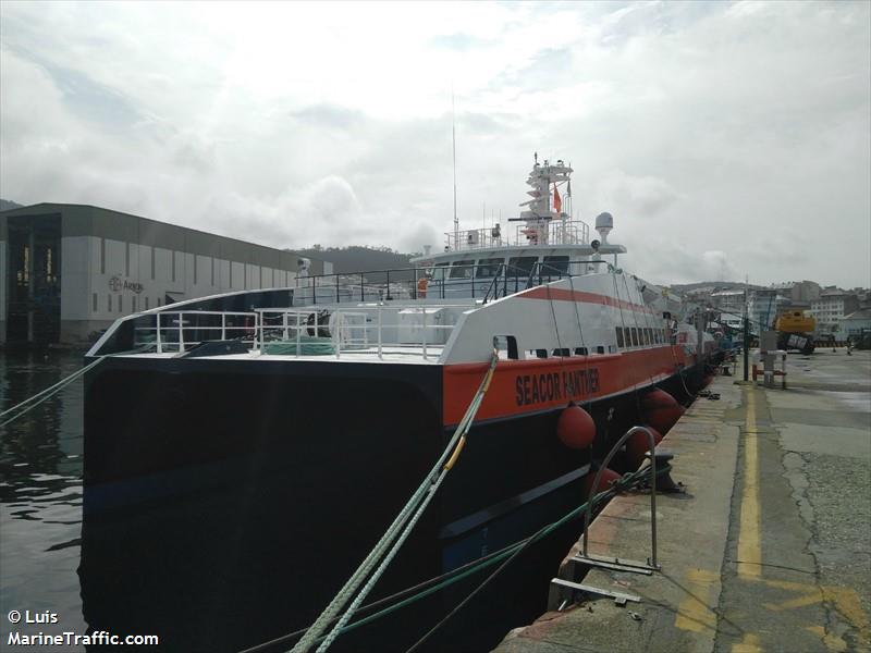 seacor panther (Offshore Tug/Supply Ship) - IMO 9805879, MMSI 538006957, Call Sign V7FN8 under the flag of Marshall Islands