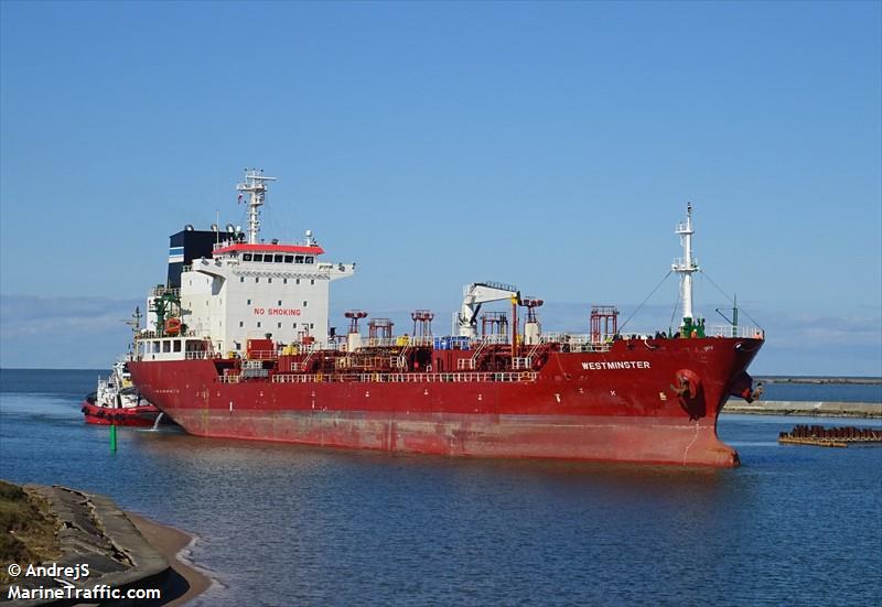 hampden (Chemical/Oil Products Tanker) - IMO 9474151, MMSI 538007090, Call Sign V7PL7 under the flag of Marshall Islands