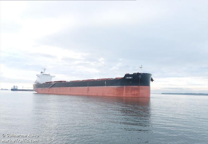 izumi (Bulk Carrier) - IMO 9901831, MMSI 538009095, Call Sign V7A4308 under the flag of Marshall Islands