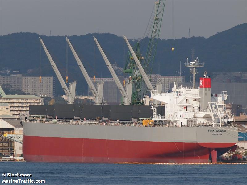 ipsea colossus (Bulk Carrier) - IMO 9482108, MMSI 565435000, Call Sign 9V8715 under the flag of Singapore