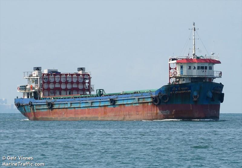np chumphon (Container Ship) - IMO 8522482, MMSI 567002520, Call Sign HSB6575 under the flag of Thailand