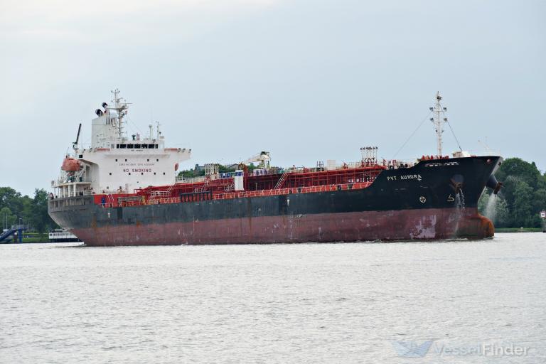 pvt aurora (Chemical/Oil Products Tanker) - IMO 9508938, MMSI 574004570, Call Sign XVGN7 under the flag of Vietnam