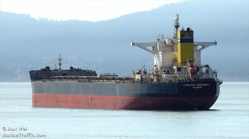lowlands prosperity (Bulk Carrier) - IMO 9586813, MMSI 205041000, Call Sign ONKW under the flag of Belgium
