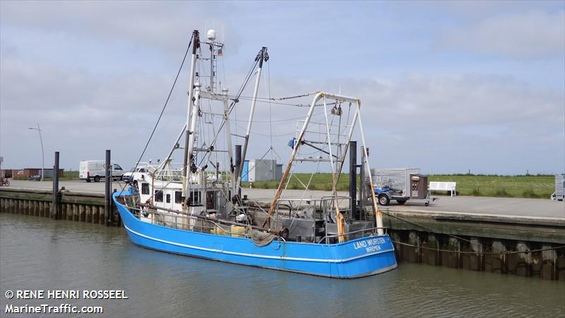 land wursten (Fishing vessel) - IMO , MMSI 211608000, Call Sign DEQW under the flag of Germany